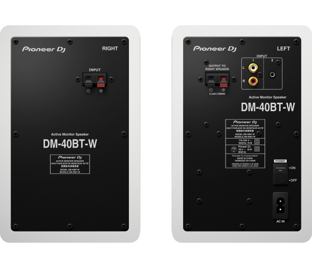 Pioneer GLOSNIKI PIONEER DM-40BT-W Biale - 1380508 - zdjęcie 3